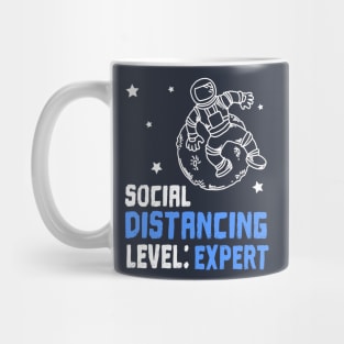 Social Distancing Expert Astronaut Corona Virus Mug